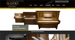 Desktop Screenshot of handelpianos.co.uk